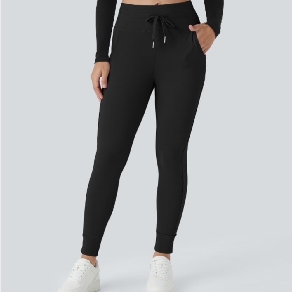 Halara Softlyzero™ Plush High Waisted Drawstring Side Pocket